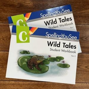 Spelling You See Level C: Wild Tales Student Workbooks 1 and 2